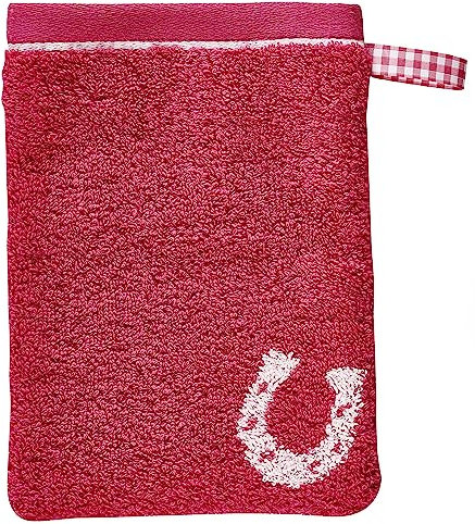 Dyckhoff Kinderfrottierserie 'Pferdefreunde' Waschhandschuh 16 x 21 cm Blau