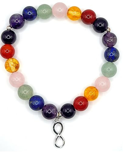 PUSLÈRE AVEC SIMBOLO INFINIT 7 CHAKRAS