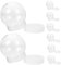 GOOHOCHY 10stücke Teiliges Leere Schneekugel Aus Kunststoff Transparent Für Bastelprojekte Befüllbar Für Weihnachtsdekoration Und Kreative Handarbeiten