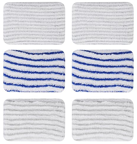 Gudotra ZR850002 - Toallitas para Rowenta Clean & Steam ZR850002 ZR005801 ZR005804 - Almohadillas de microfibra para Rowenta RY7xxx RY8xxx