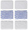 Gudotra 6 Pièces Lingettes ZR850002 pour Rowenta Clean & Steam ZR850002 ZR005801 ZR005804 Tampons Lavable en Microfibre pour Rowenta RY7xxx RY8xxx