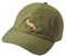 Jäger Mütze : Fuchs - Jagd Cap Geschenke Zubehör für Herren & Damen (One Size - Olivgrün)