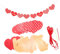 TOPBATHY 2st Liebe Flagge Heirate Mich Banner Valentinstag Hintergrund Fröhliches Valentinstag-banner Valentinstag Girlanden Muttertagsbanner Valentinstag-herzgirlande Kamin Papier