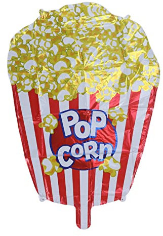 10 Stück Popcorn Party Ballons Wiederverwendbare Film Thema Party Dekorative Ballons Popcorn Ballon Folie Party Ballon
