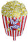 10 Stück Popcorn Party Ballons Wiederverwendbare Film Thema Party Dekorative Ballons Popcorn Ballon Folie Party Ballon