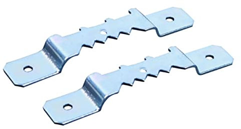 jojofuny Juego De 3 Ganchos Metálicos Para Colgar Cuadros Con De Para Marcos Doble Orificio Y Tornillos Fácil De Instalar Para Obras De Arte Relojes Y Pinturas 10 Unidades X 3