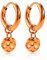 KIM JOHANSON® Edelstahl Damen Ohrringe *Kamea* in Roségold | Creolen mit runden Plättchen | Boho Schmuck für Frauen | Kreolen | Kreise Ohrstecker | Wasserfeste Ohrhänger | Multi Layer | Schmuckbeutel