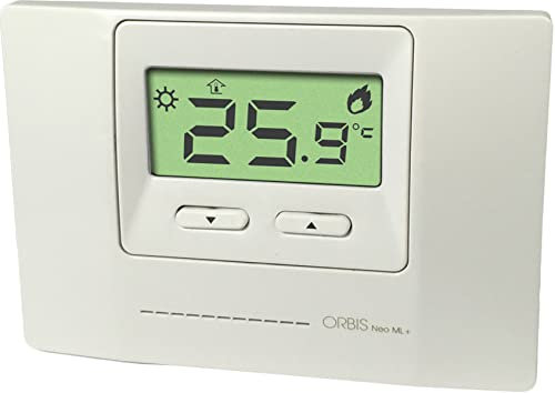 Termobrico TERMOSTATO DIGITALE DA PARETE NEO ML+ BIANCO ORBIS