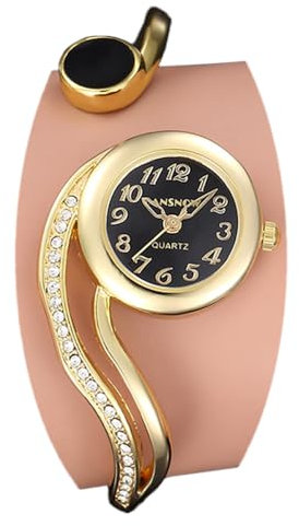 Spangenuhr Damen – Elegante Damenuhr | Damen Uhr | Damen Uhren | Damen Armbanduhr | Frauen Uhren | Damenuhr Gold | Uhr Damen Gold | Goldene Uhr Damen | Damen Uhr Gold | Uhr Gold Damen (Gold-Schwarz)