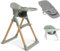 Mash High Chair Bundle by Baby Elegance | Includes Newborn Seat (0-6 Months), Toddler Seat (6+ Months) & Sage Cushion | Adjustable Sage High Chair for Babies & Toddlers