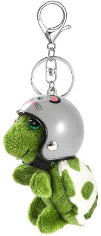 MWOOT Mignon Porte Clés Peluche Douce Tortue Pendentif pour Voiture Sac à Main et Sac à Dos - Charmes Cadeau pour Femmes et Filles