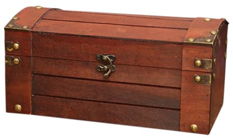 ERINGOGO Retro Schmuckaufbewahrungsbox Aus Holz Antike Box Dekorative Aufbewahrungslösung Vielseitig Einsetzbare Fotorequisite Für Ohrringe Ringe Und Weitere Schmuckstücke