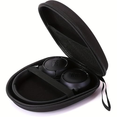Case Star Hard Shell Carrying Case for Over-Ear Headphones, Large Travel Bag, Black, Compatible with Sony MDR and Multiple Brands