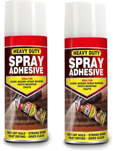 Contact Adhesive 500ml - Premium Adhesive Spray for Any Surface, Incredible Bonding Strength, Quick Drying Spray Glue for House, Office, School Projects, Available in 1, 2, or 3-Pack (2)