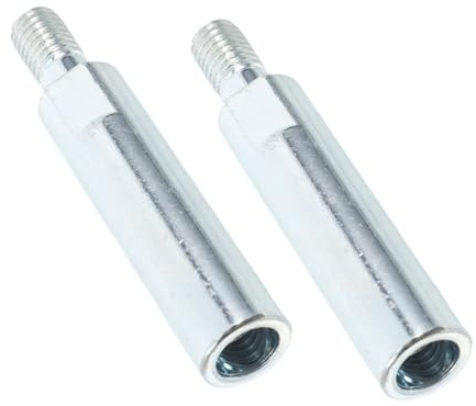 ANDRESLAD 2pcs Angle Grinders Part Angle Grinder Extension Connecting Rod Polisher Extension Rod Accessories Silver