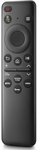 Reemplazo para Samsung Smart TV Control Remoto Universal Compatible con Todos los televisores Samsung Frame Curved QLED Crystal UHD (sin Control de Voz)
