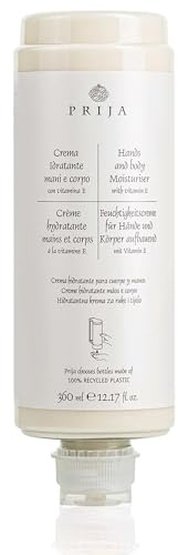 PRIJA Hand- und Körperlotion mit Vitamin E, Nachfüllpackung, 360 ml (Weiß, 360ml)