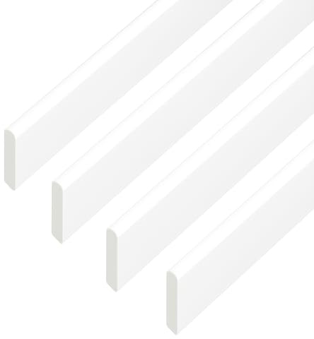 30mm x 1.5m White uPVC Window & Door Finishing Trim – 4 Pack