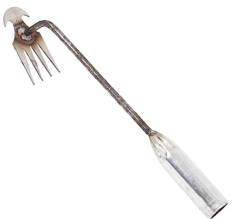 FytStycale Unkrautentferner Multifunktion Handgeräte Gartenharke Unkrautjäten Doppelnutzung Langlebig für Gartenarbeit Balkonnutzung Außenpflanzung, 30CM