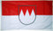 Flagge Franken 90 x 150 cm Fahne mit 2 Ösen 100g/m² Stoffgewicht Hissflagge Hissen