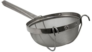 Weis 13001 Siebgestell mit Einsatz Durchmesser 30cm mittel, Edelstahl, Silber, 45 x 30 x 8 cm