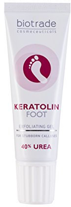 Keratolin Foot Gel 40% Urea Gel gegen verdickte Haut und Nägel 15ml Exfoliert Und Macht Die Haut Weich Resultate für 7 zu 10 Tage Von Biotrade