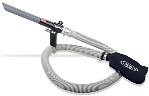 SAKAI Pneumatisches Staubsauger-Set, Doppelfunktion, Luftvakuumblaspistole und Saugsauger inkl. Staubsaugerbeutel, Schlauch & Zubehör