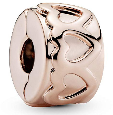 PANDORA ROSE Clip/ Stopper Reihe aus Herzen 781978