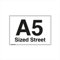 A5 Personalised Wheelie Bin Sticker/Vinyl Labels with House Number & Street Name [4 Pack]