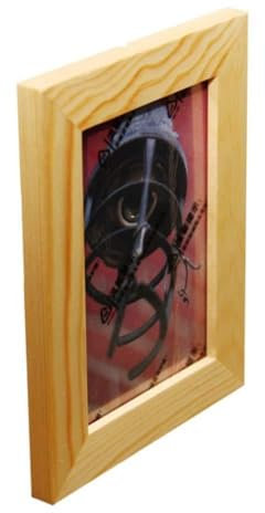 CTOBB Holz Fotorahmen Classic Minimalist Desktop-Bilderrahmen zum Aufhängen an der Wand 9x13 10X15 13x18cm Pleixglass Inside Home Decor, Pflaume, 10X15cm