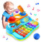 Yerloa Xylophon mit Hammerspiel Spielzeug , Baby Musikspielzeug ab 1 Jahr, Musikinstrument Keyboard ab 12 Monate Pädagogisches Motorikspielzeug Geschenke 1 2 3 Jahr mädchen Jungen