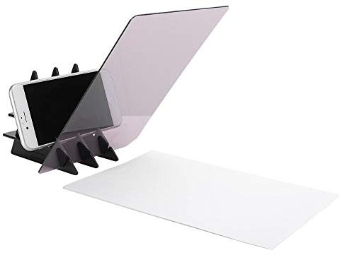 Tavola da disegno ottica, 20 x 13,5 cm, disegno a proiezione di schizzo, tavolo da disegno portatile copia pad proiettore pittura tavola da copiare per bambini pittura