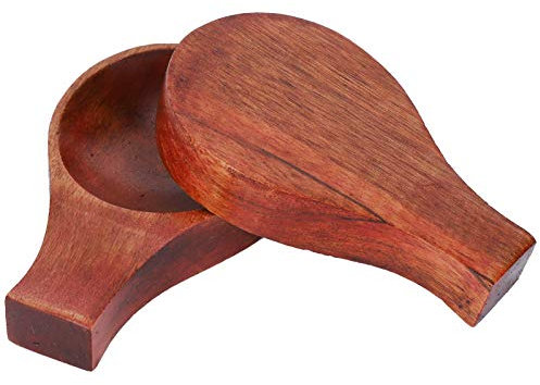 Plato de madera para salsa de inmersión de 5 piezas, plato de especias de sabor y condimento de salsa de soja de estilo japonés con soporte para palillos