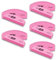 10Pcs Nail Buffers Half Moon Shape Double Sided 180/240 grit Sanding Blocks Sponge Nail Buffer Tools for Natural Nails Artificial Nails Acrylic Gel Tips