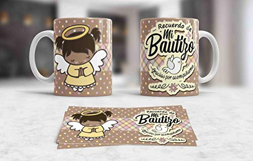 Super tazas ideal recuerdo bautizo y comuniones de niños M2