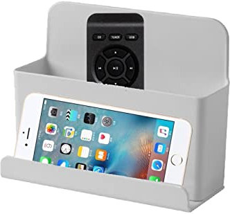 Scatola Portaoggetti da Parete con Telecomando ABS Scatola per Organizzatore a Parete Supporto Telefono Cellulare a Parete Supporto per Rack di Ricarica per Telefono per Smartphone, Pettine, Occhiali