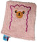 Waschlappen Waschhandschuh mit Namen bestickt Lama, Bär (Lama, hellgrau)
