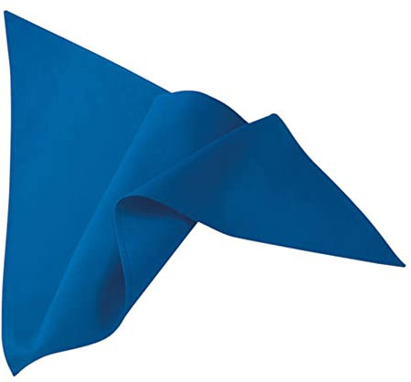 EXNER Hals-Tuch, Schal, Küchen-Krawatte, für Koch, Bäcker, Konditor, Küche, Gastronomie, B 115 x L 75cm x L 75cm, Baumwoll-Mischgewebe, Farbe royal blue