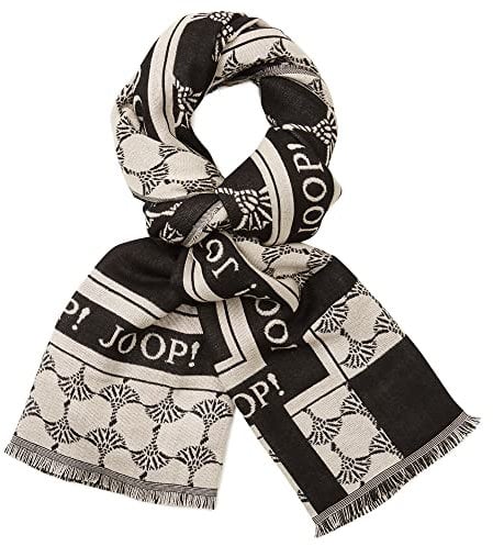 Joop! Damenschal Cornflower, weicher Viskosemix, Black