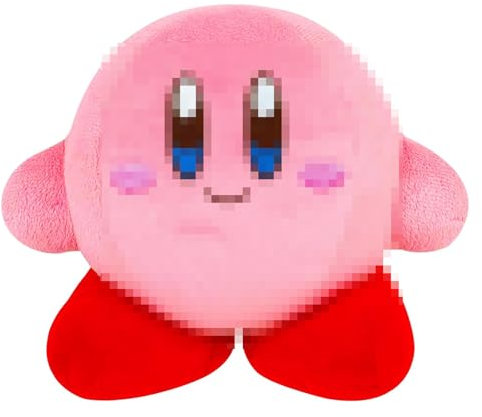 Funmo Kirby Kuscheltier, Rosa Kirby Kuscheltier Kirby Figuren Kuscheltier Stofftier Plüschtiere Anime Spiel Weiche Schlafkissen für Kinder Mädchen Geburtstag Weihnachten Geschenk Spielzeug 15 cm