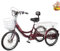 20 Inch Adult Tricycle 48V Electric Tricycle with Basket Adjustable Seat and Handlebar Suitable for Height 150-185cm (Color : 20a)