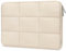 MOSISO Puffy Funda para Portátil 13-13,3 Pulgadas, Compatible con MacBook Air/Pro, HP, DELL, Lenovo, ASUS Notebook, Funda Rectangular Acolchada para Portátil, Funda Laptop para Mujer,Arena
