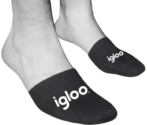 Igloo Neoprene thermal toe warmers (2 pairs) 2.5mm thick, for ice baths, cycling, hiking, running. Ice bath socks, wim hof, ice therapy
