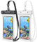 CITAMAMA Pochette Étanche Smartphone [Lot de 2], Sac Étanche IPX8 pour Téléphone [Cadre 3D sans Soudure] Coque Waterproof pour iPhone 15 Pro Max 14 13 Galaxy S24 S23 Ultra, Jusqu'à 6.9