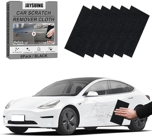 LUPATDY 6 Stück Nano Sparkle Auto Kratzer,Nano Sparkle Tuch für Auto Kratzer Einfache Reparatur,Tuch Car Scratch Remover für Lackkratzern und Wasserflecken