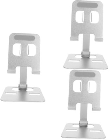 Angoily 3stücke Desktop Handy Halterung Verstellbarer Tablet Ständer Für Home Office Faltbarer Smartphone Ständer Praktischer Mobiltelefon Unterstützung Rack