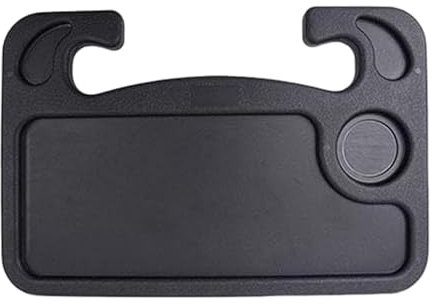 Yulokdwi 2 In 1 Car Steering Wheel Desk,Car Steering Wheel Tray Car Accessories Laptop Table Mount Desk, Car Table Tray, Seat Tray, Laptop Mount, Drinks Holder, Handle For Most Vehicles