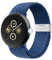 Elastisches geflochtenes Armband - Kompatibel mit Google Pixel Watch 2 Armband/Pixel Watch 3 41mm, verstellbares Nylonarmband für Google Pixel Watch 3 41mm/2/1 (Kaltes Blau)