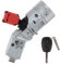 DOCAS compatible avec Renault Clio 3 Kangoo 2 Dacia Duster Sandero Nissan NV300 NV400 Interrupteur d'allumage avec touche de cylindre de verrouillage,Serrure d'allumage Direction avec clé 7701208408