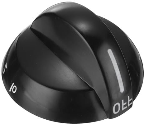 sourcing map 316220009 Gas Stove Knob Locks Replacement, 0.24x0.2 Inch ID Black Gas Oven Cooktop Surface Burner Control Knobs Covers for 1379610 AP4322122 PS199153